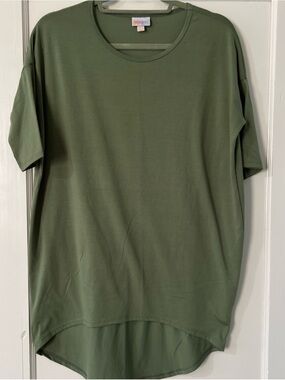 LuLaRoe Olive Green Tunic Top